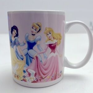 Vintage Disney Princess Coffee Mug Cinderella Snow White Sleeping Beauty